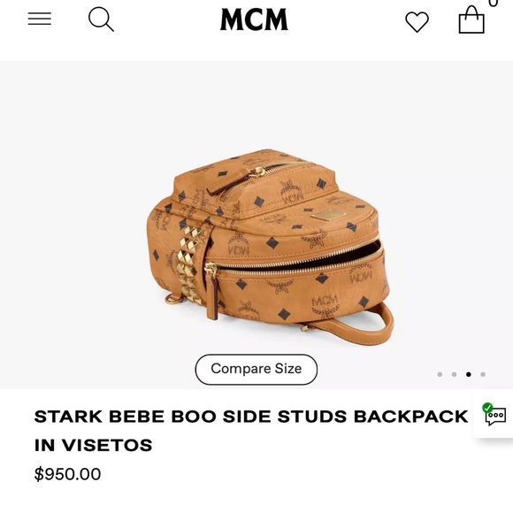 MCM mini bookbag - Picture 12 of 13